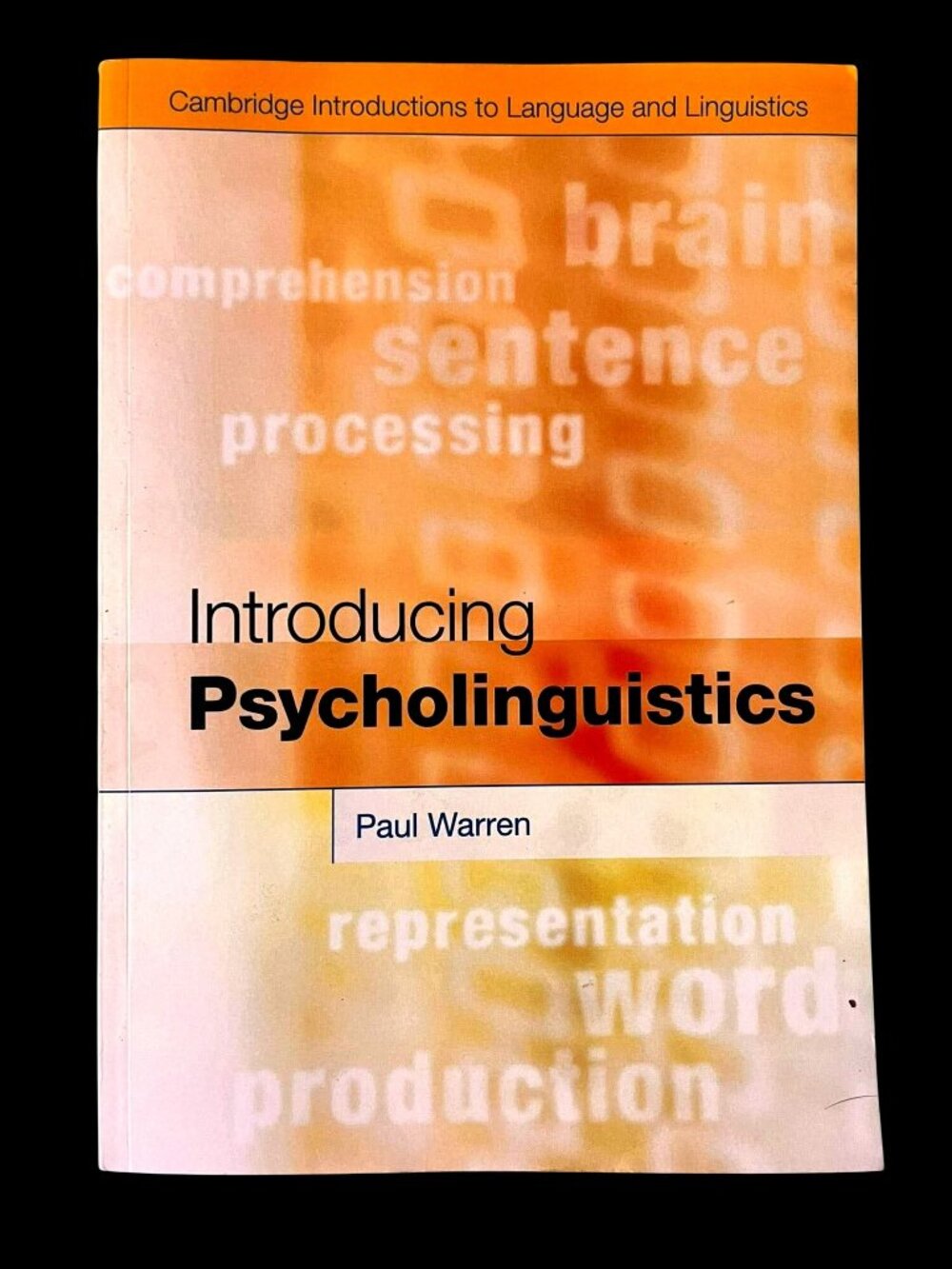Introducing Psycholinguistics By Paul Warren Paperback Book 2012
